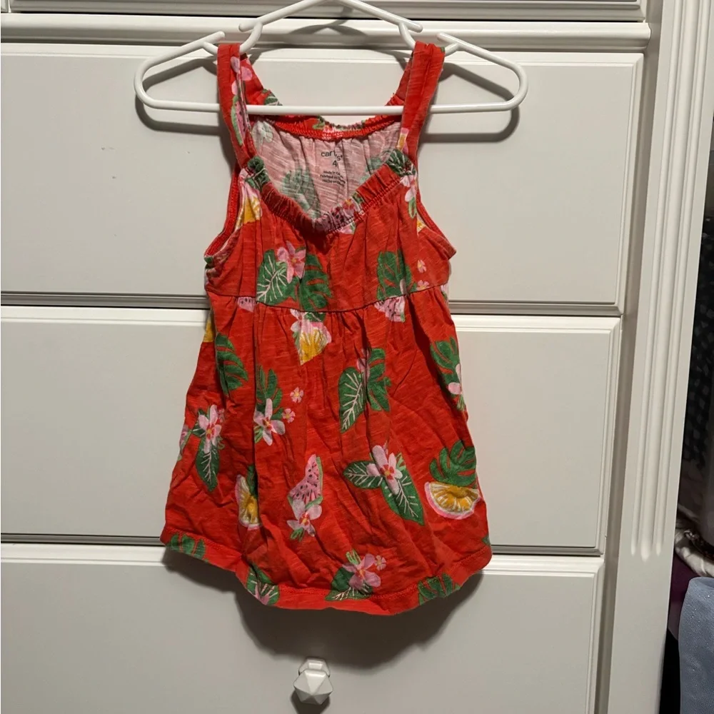 Carter's Red Floral Camisole